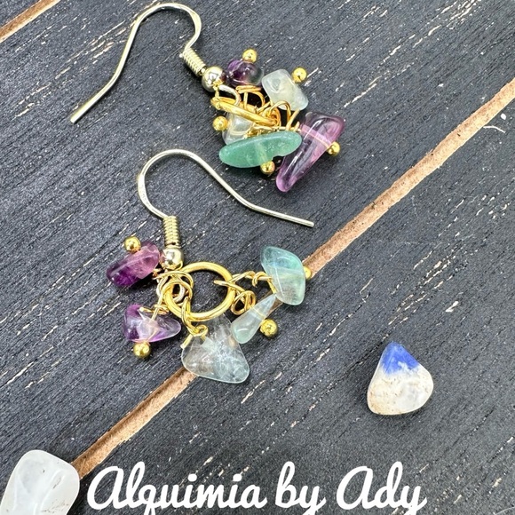 Alquimia Multicolor Gemstone Earrings - Picture 1 of 1